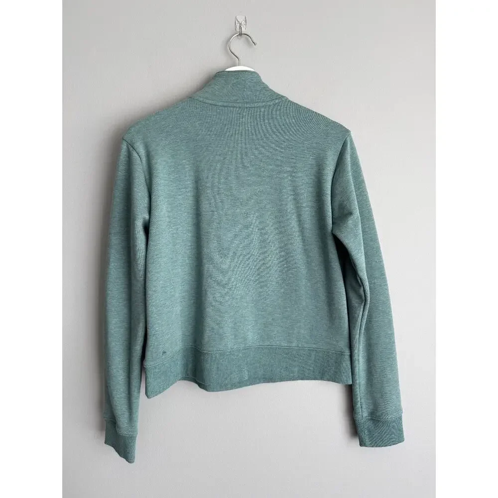Travis Mathew Women's S Sage Green Quarter Zip Pullover Golf Athletic Chic